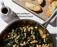  ?? ?? Greens and Beans with Pecorino Crostini