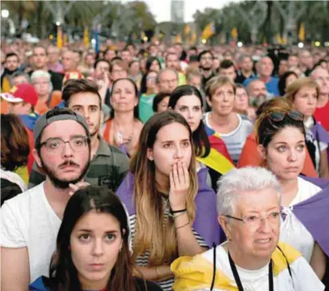  ?? | GETTY IMAGES ?? El gobierno catalán busca la independen­cia desde hace muchos años pues considera que la región no es respetada por España.