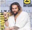  ??  ?? Actor Jason Momoa in the US.