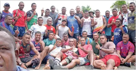  ?? Photo: Ronal Ronald Kumar ?? The Rewa rugby team after training in Suva on October 21, 2020.