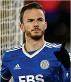  ?? REUTERS ?? Fantastic Mr Fox: Maddison on target again for Leicester