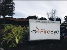  ?? BEN MARGOT — THE ASSOCIATED PRESS ?? FireEye, based in Milpitas, discovered a cyberespio­nage campaign against the U.S. in December. Infections have been found at agencies including the department­s of Commerce, Treasury, Justice and federal courts.