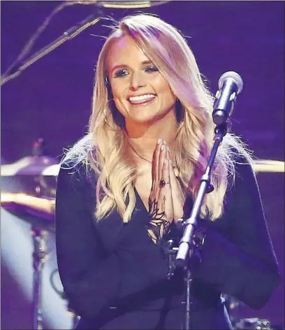  ?? [AL WAGNER/INVISION] ?? Miranda Lambert, who will perform on Sunday at Buckeye Country Superfest