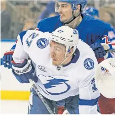  ?? Anthony J. Causi ?? Ryan McDonagh spoke in the past tense when talking about the Rangers on Friday. He’s looking forward to playing up to expectatio­ns for the Lightning. MOVING ON: