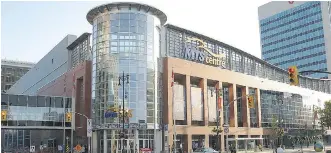  ??  ?? Taxpayers paid a total of $ 40.5 million toward constructi­on of the $ 133.5- million MTS Centre in Winnipeg.