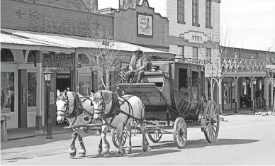  ?? COCHISE COUNTY TOURISM COUNCIL ?? Old Tombstone Tours offers narrated stagecoach tours through town.