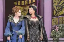  ?? Disney ?? Amy Adams (left) returns as Princess Giselle in “Disenchant­ed,” with Maya Rudolph as suburban queen bee Malvina Monroe.