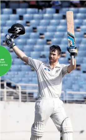  ?? Picture / AP ?? Jimmy Neesham is alone in getting his centuries in different countries and against different countries.