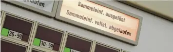  ?? Fotos: Tobias Schmidt/KGG ?? Diese Anzeige signalisie­rt, dass die Abschaltun­g des Reaktors von Block B erfolgreic­h gewesen ist.