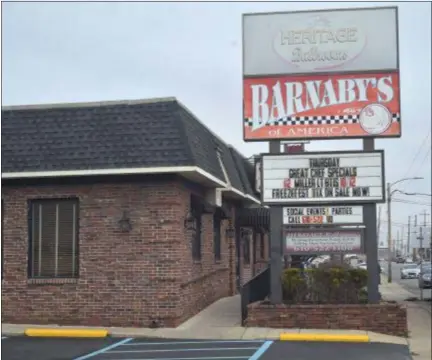  ?? PETE BANNAN - MEDIANEWS GROUP ?? Barnaby’s of America on MacDade Boulevard in Ridley Township.