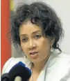  ??  ?? Minister Lindiwe Sisulu