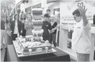  ?? Stuart Ramson, Häagendazs via The Associated Press ?? TLC’S “Cake Boss,” Buddy Valastro, at a Häagendazs store in Brooklyn.