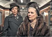  ??  ?? In the frame: Olivia Colman, left, and Judi Dench in Murder on the Orient Express