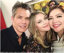  ??  ?? Besides being 'Santa Clarita Diet’s' lead stars, Drew Barrymore and Timothy Olyphant are both producers of the dark comedy hit