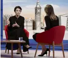  ?? PHOTO: REUTERS ?? Prime Minister Jacinda Ardern appears on BBC’s Sunday with Laura Kuenssberg show in London.