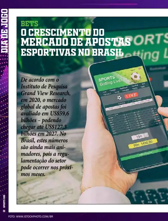 Com crescimento superior a 360%, ramo de apostas esportivas é o