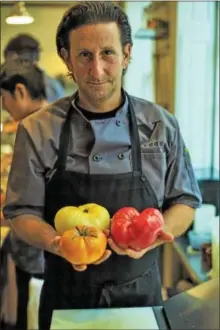  ?? PHOTO BY YONI NIMROAD ?? Rich Landau joins other top chefs promoting Pennsylvan­ia Produce Month.