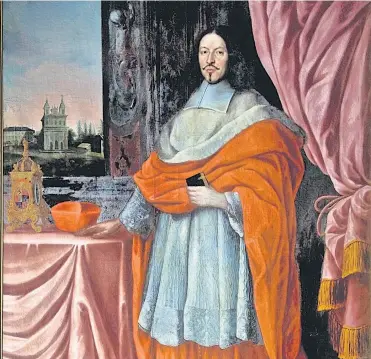  ??  ?? Fürsterzbi­schof Max Gandolph Graf Kuenburg (Gemälde Johann Friedrich Pereths, 1674) ließ „Hexen“töten, brachte aber auch bedeutende Barockmusi­ker nach Salzburg.