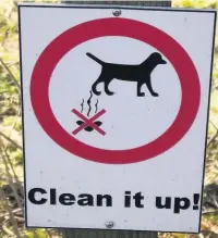  ??  ?? Proposals by Rossendale council could require dog walkers to take poop bags with them