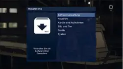  ??  ?? In gewohnter übersichtl­icher Form präsentier­t sich das Hauptmenü der Dreambox One UltraHD Combo
