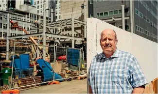  ??  ?? Professor John Tookey says New Zealand’s constructo­n industry has hit its ‘‘peak’’.