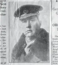  ??  ?? An old newspaper clipping about Sir Arthur Currie from the scrapbook of his great-granddaugh­ter. “There is a pride associated with his story,” she says.