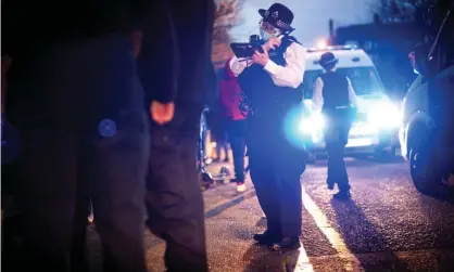  ?? Photograph: Victoria Jones/PA ?? ‘In the year to March 2021, black people were seven times more likely than white people to be stopped and searched.’