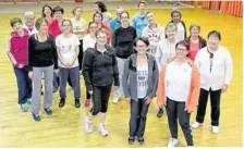  ??  ?? Le club de gym féminine (qui accepte les hommes) a tiré un bilan positif de l’année écoulée.