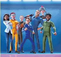  ?? — ENTERTAINM­ENT ONE ?? Henchmen is voiced by actors who should know better than to sign up for this charmless story about a boy who yearns to be a supervilla­in.