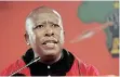  ?? EFF leader Julius Malema. ??