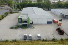  ?? Photo: Contribute­d ?? HEAVY DUTY FACILITY: The 4991sq m site includes a freestandi­ng building of 1810sq m and a warehouse fitted with a five-tonne gantry crane and 12m wide sliding doors.