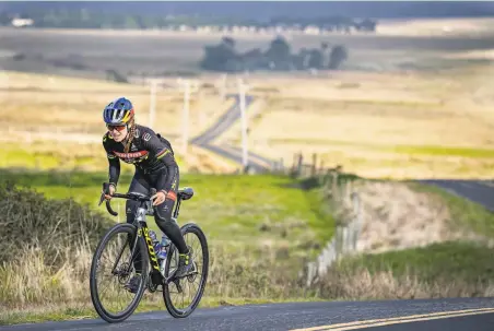  ?? Long Nguyen / Red Bull Content Pool ?? Kate Courtney was raised in Kentfield, went to high school in Ross and still trains on Marin County roads and trails.