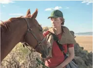  ?? SCOTT PATRICK GREEN/A24 ?? Charlie Plummer finds comfort and companions­hip in a racehorse in "Lean on Pete."