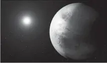  ?? NASA / JPL-CALTECH / T. PYLE VIA AP ?? This rendering depicts one possible appearance of the planet Kepler452b, the first near-earth-size world to be found in the habitable zone of a star that is similar to our sun.