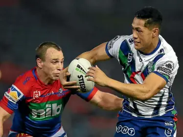  ??  ?? Roger Tuivasa-Sheck will lead out the New Zealand Warriors in their first game back this weekend.