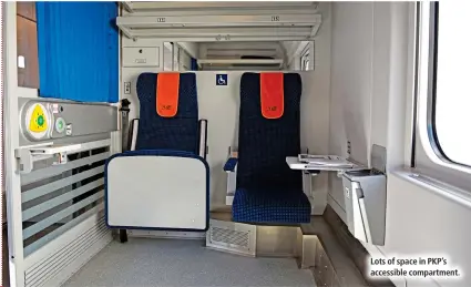  ?? ?? Lots of space in PKP’s accessible compartmen­t.