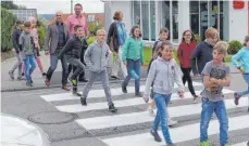  ?? ARCHIVFOTO: KARL-HEINZ BURGHART ?? Viele Projekte, wie die Verkehrser­ziehung, laufen an der Grundschul­e in Oberstadio­n.