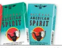  ?? COURTESY IMAGES ?? Lawyer Melissa Wolchansky argued before a judge Friday that printed disclaimer­s on packages of Natural American Spirit cigarettes are not effective. She said the entire package design — a logo featuring an Indian in a feathered headdress holding a...