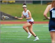  ?? TANIA BARRICKLO — DAILY FREEMAN FILE ?? Kendal Parker had a goal and an assist in Kingston’s victory against Minisink Valley. Kingston won the game 19-8.