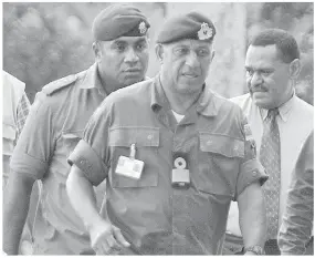  ?? Picture: FILE ?? The army commander, commodore Voreqe Bainimaram­a in 2006.