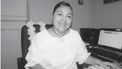  ??  ?? &gt; Ileana Margarita Barrón Aguilar.