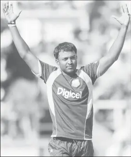  ??  ?? Veerasammy Permaul was the leading wicket taker in the Regional 4-day tournament.