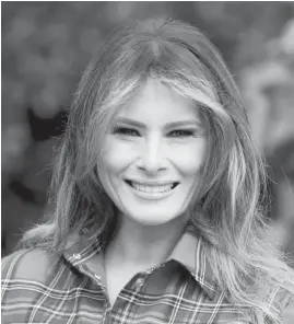  ??  ?? MELANIA Trump