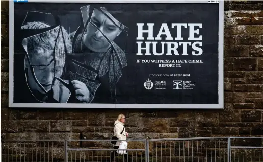 ?? ?? A consultati­on on the Scottish Government’s Hate Crime bill attracted nearly 2,000 submission­s – more than any other planned new law at Holyrood