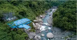  ?? CONTRIBUTE­D PHOTO ?? Ampohaw Hydro in Sablan, Benguet is one of 22 run-of-river hydropower facilities by Hedcor Inc. It is also the first automated plant, having undergone automation in 1997.