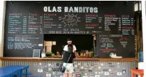  ??  ?? Olas Banditos Taqueria offers a lot of choices