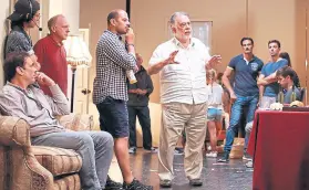  ??  ?? Coppola, en un ensayo de Distant Vision