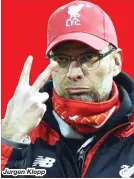  ??  ?? Jurgen Klopp