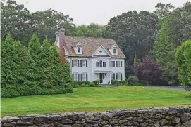  ?? Alexander Soule/Hearst Connecticu­t Media ?? A Cheese Spring Road house in New Canaan, which was listed for sale this month or $2.8 million, a 31 percent premium from its last purchase price in the summer of 2020 during the COVID-19 pandemic. New Canaan led Connecticu­t for new listings as a percentage of the overall housing stock during the first six months of 2023.