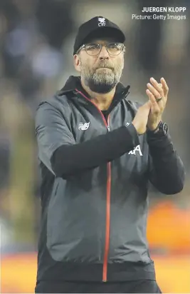  ?? Picture: Getty Images ?? JUERGEN KLOPP